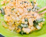 甘〜い♡とうもろこしとインゲンのかき揚げ作り方4写真
