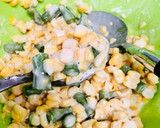 甘〜い♡とうもろこしとインゲンのかき揚げ作り方5写真