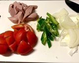 トマトを使ったピリ辛 大人のナポリタン作り方2写真