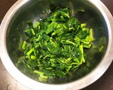 ごま油香るシラス、モロヘイヤ丼作り方2写真