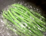 いんげんと牛肉のにんにく炒め作り方1写真