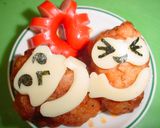 簡単!オサルさん*キャラ弁おかず作り方3写真