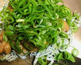 毎日の納豆●しらす炒め＆きざみネギ作り方3写真