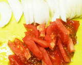 すぐできる！豚肉と玉ねぎのトマト炒め♪作り方1写真