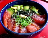 簡単マグロとアボカドの仲良し丼作り方5写真