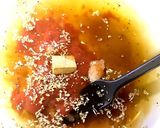 電子レンジ一皿調理トマト鶏肉スープパスタ作り方4写真