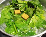 玉ねぎとほうれん草のコンソメスープ作り方8写真