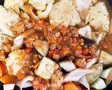 もやし豆腐バーグちくわミートソース炒め煮作り方21写真