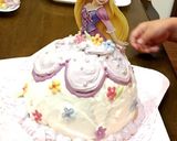 キャラケーキ♪アナと雪の女王 エルサ作り方18写真