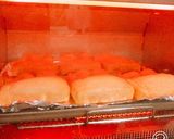 納豆卵黄の、油揚げトースト！作り方4写真