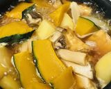 厚揚げと根菜中心のあまから煮物作り方2写真