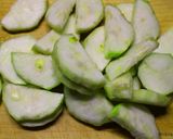 ナーベラーンブシー（へちまの味噌煮）作り方1写真