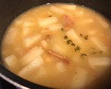 白いんげん豆とだいこんのスープ作り方3写真