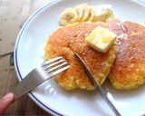 ｍリコッタでチーズケーキ風パンケーキ作り方3写真