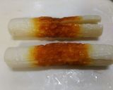 ちくわにきゅうりと大葉挟み＋ミニトマト作り方1写真