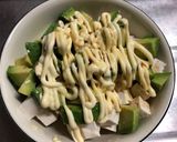 超簡単☆アボカドと豆腐の醤油マヨ和え作り方2写真