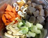 色鮮やかなひじき煮物　具沢山大量作り置き作り方2写真