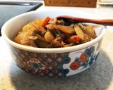 根野菜と豚肉の煮物作り方8写真