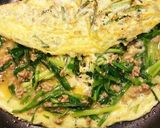 お弁当に合う❗ニラひき肉卵焼き作り方8写真