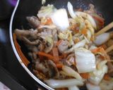 豚肉と白菜と人参のピリ辛炒め作り方4写真