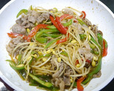 簡単！ぎゅ~もやし☆青椒肉絲作り方3写真