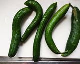 韓国風たたきキュウリ。風で大量消費。作り方1写真