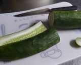 ③太胡瓜で新食感！毎日消費☆素麺つゆも！作り方1写真