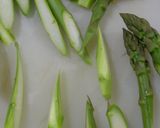アスパラの鮭フレークあんかけ作り方1写真
