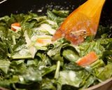 サーモンとほうれん草のクリーム煮作り方7写真