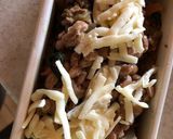 納豆とドライカレーのリメイクチーズ焼き作り方2写真