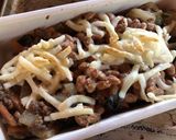 納豆とドライカレーのリメイクチーズ焼き作り方3写真