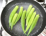 夏☆簡単副菜！オクラと厚揚げの南蛮漬け作り方2写真