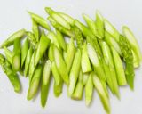 レンジ☆アスパラと人参の胡麻マヨサラダ作り方1写真