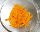 レンジ☆アスパラと人参の胡麻マヨサラダ作り方3写真