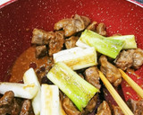 簡単＊豚肉かしらと長ネギの辛味噌炒め＊作り方5写真