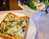 ☆佃煮海苔と竹輪のチーズトースト美味♬作り方5写真