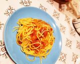 簡単トマトのスパゲッティ作り方8写真