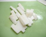 簡単！牛肉と長芋のマスタード炒め作り方1写真