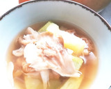 ズッキーニと舞茸とおあげさんのたいたん作り方5写真