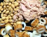 ひじき大豆竹輪高野豆腐ツナ缶の煮物作り方2写真