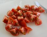 ＊トマトとバジルの冷製カッペリーニ＊作り方1写真