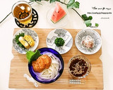 さつま揚げと薬味の冷やしうどん作り方5写真