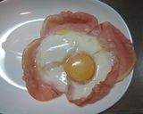 簡単チン♪　レンジでチーズハムエッグ作り方6写真