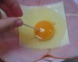 簡単チン♪　レンジでチーズハムエッグ作り方5写真