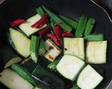 鶏もも肉とズッキーニの花椒・醤油炒め作り方7写真