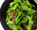万願寺とうがらしのかんたん炒め作り方5写真