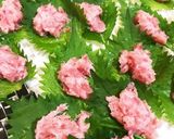 時短簡単*ご馳走大葉のっけ盛りねぎとろ作り方1写真