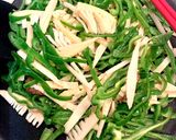 極うま。低糖質の油揚げ青椒肉絲の中華ピザ作り方1写真