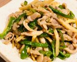 極うま。低糖質の油揚げ青椒肉絲の中華ピザ作り方3写真