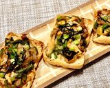 極うま。低糖質の油揚げ青椒肉絲の中華ピザ作り方6写真